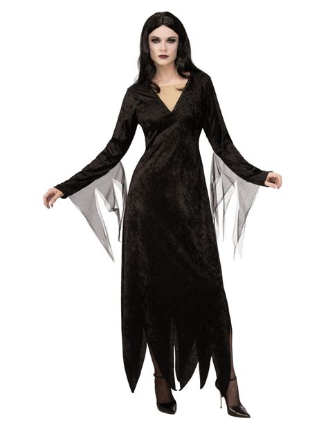 Adult Addams Family Animated Morticia Costume