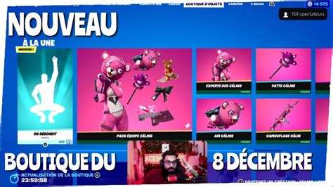 NEW EMOTE ON REBONDIT Boutique FORTNITE du 8 décembre item shop