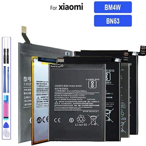 Battery-BM4W-BN53-4820mAh-For-Xiaomi-Redmi-Note-9-Pro-5G-Mobile-Phone ...