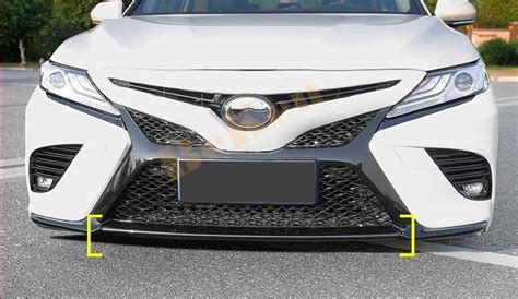 18 20 Toyota Camry XSE SE Carbon Fiber Front Bumper Bottom Protection