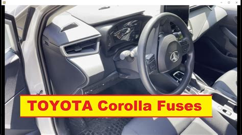 Toyota Corolla Fuse Box Locations And Diagrams Youtube