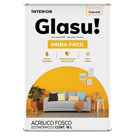 GLASU ACRILICA MUDA FACIL LATA 18L LAMINA AFIADA