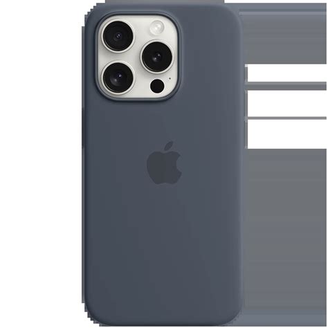 Чехол APPLE силиконовый с MagSafe Storm Blue для iPhone 15 Pro