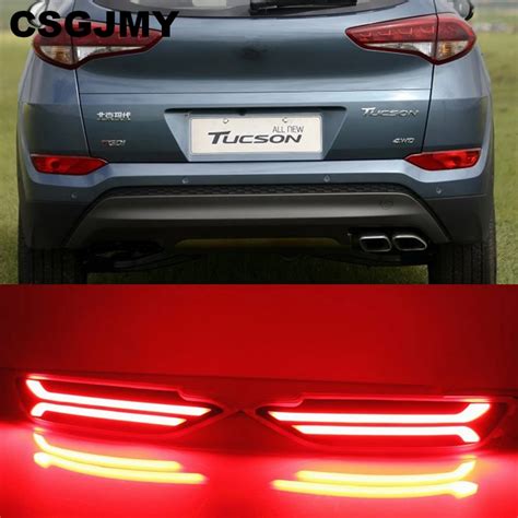 Pcs For Hyundai Tucson Led Warning Light Brake Light Moving