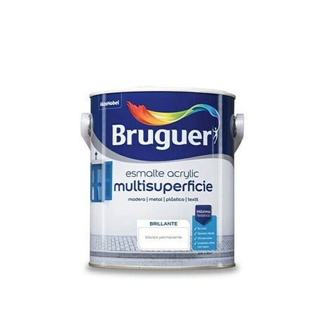 Bruguer Esmalte De Color Acrylic Multisuperficie Blanco 2 5 L