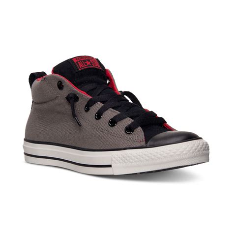 Converse Men'S Chuck Taylor Street Mid Casual Sneakers From Finish Line ...