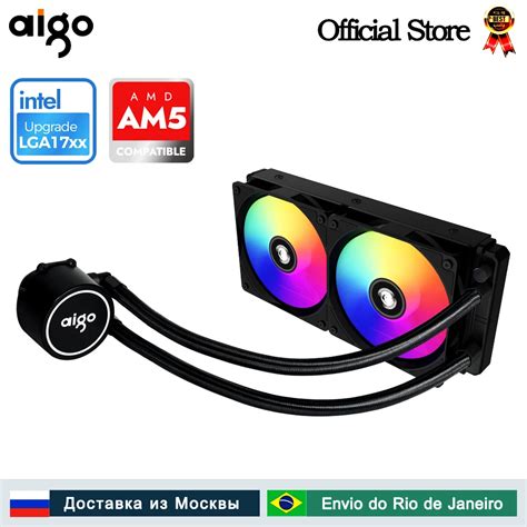 Aigo AC chłodzenie wodne chłodnica procesora 120 240 360 mm rgb