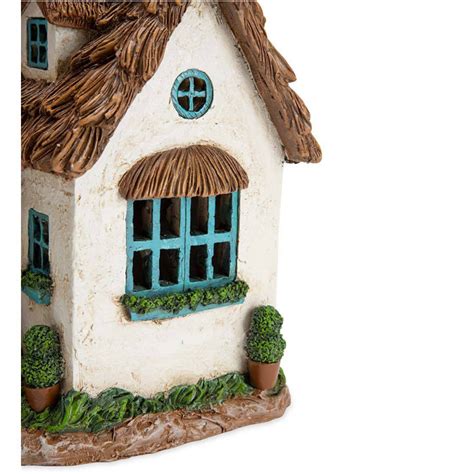 Plow Hearth Miniature Fairy English Cottage House Garden Statue