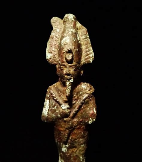 Antiguo Egipto período tardío Bronce Estatuilla del dios Catawiki