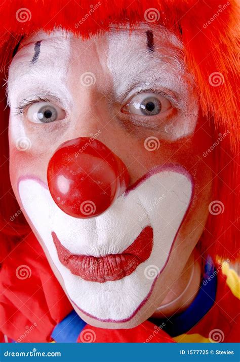 Circus Clown Stock Image Image Of Lips Circus Close 1577725