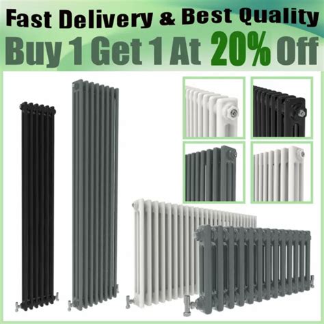 TRADITIONAL 2 3 Column Radiator Vertical Horizontal Rads Cast Iron