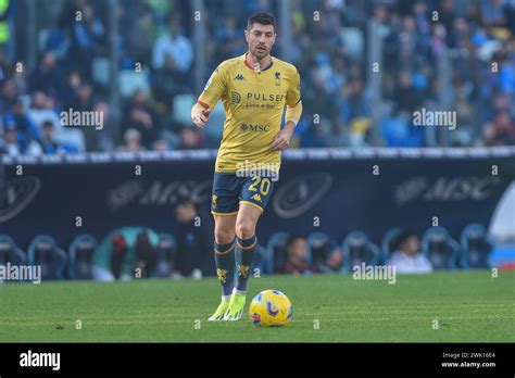 Naples Italy Feb Stefano Sabelli Of Genoa Cfc During The