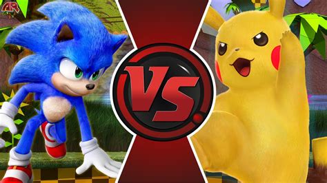 Pikachu Versus Sonic