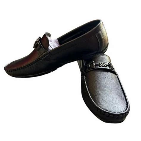 Riaan Dark Brown Men Leather Casual Wear Loafer Shoes At Rs Pair