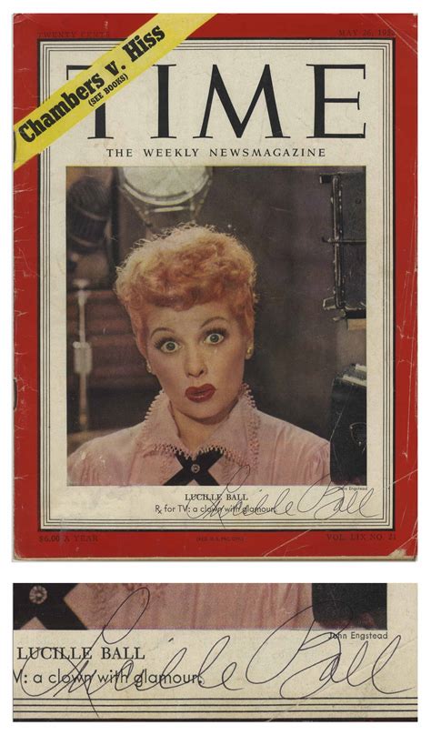 lucille ball signed