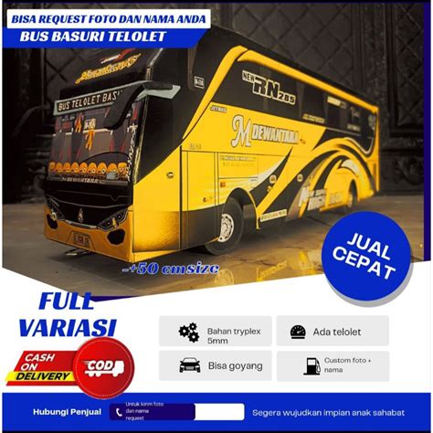 Jual BUS BASURI TELOLET DAN KAOS BASURI MANIA TERMURAHHHH