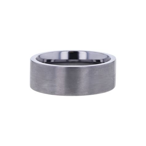 Hargrave Tantalum Dome 8mm Wedding Ring Steven Singer Jewelers