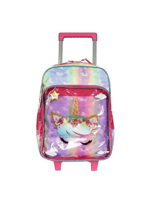 Luxcel Mochila De Rodinha Unic Rnio Glitter Infantil Luxcel Lilas