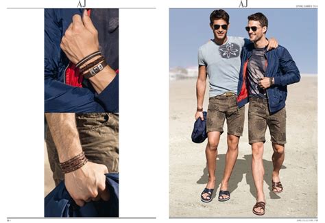 Tomas Skoloudik And Fabio Mancini For Armani Jeans Spring Summer 2014