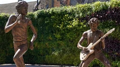 Mick Jagger And Keith Richards Statues Unveiled In Dartford