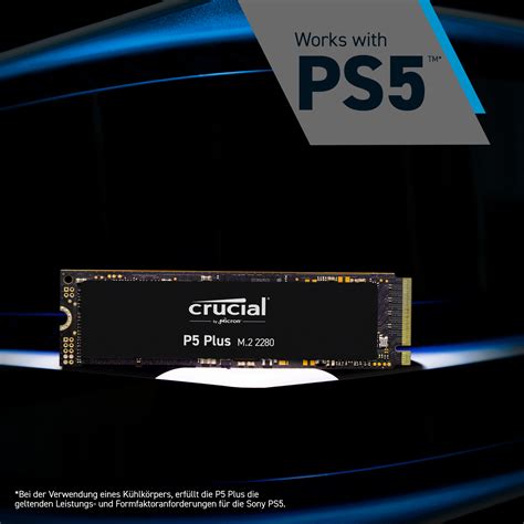 Crucial P5 Plus 2 TB PCIe M 2 2280SS SSD CT2000P5PSSD8 Crucial DE