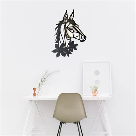 Floral Horse Wall Décor | Crafted in NZ by Whimsic