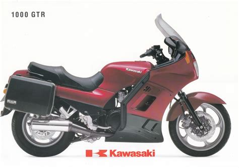 Prospekt KAWASAKI 1000 GTR Prospekt Flyer 1 Blatt 2 Seiten Aus