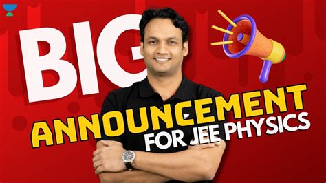 Big Announcement For JEE Physics Something Big JEE 2023 2024 JEE