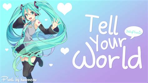 Nightcore Tell Your World English Cover Youtube