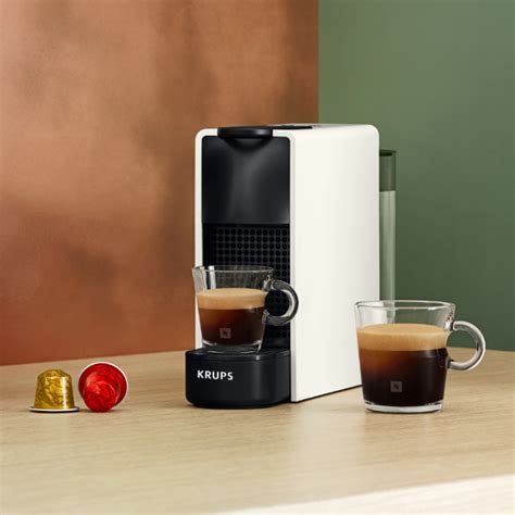 Nespresso Essenza Mini Coffee Machine By Krups White 1200 Watts Energy Efficiency Class A