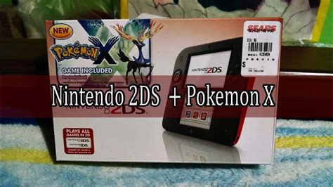 Nintendo 2ds Pokemon Xy Unboxing En Español Youtube