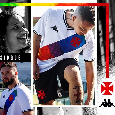 Camisa Orgulho LGBTQIA Do Vasco Da Gama 2021 Kappa MDF