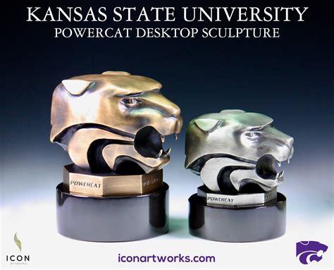 Kansas State Powercat Desktop Sculpture – Icon Artworks