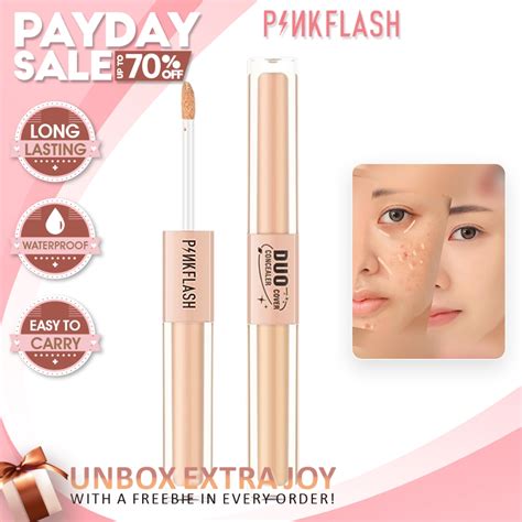 Pinkflash Waterproof 2 In 1 Dual Shade Concealer Full Coverage