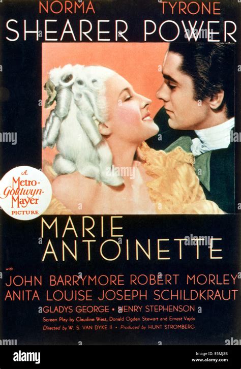 Marie Antoinette Norma Shearer Tyrone Power 1938 Stock Photo Alamy