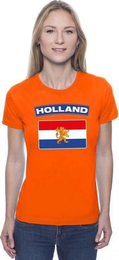 T Shirt Met Hollandse Vlag Oranje Dames Xl Bol