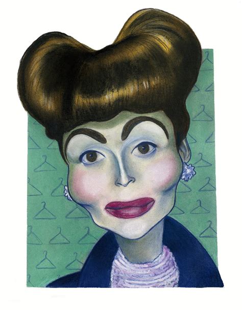 Faye Dunaway in Mommie Dearest by Caricature80 on DeviantArt