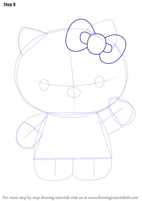 Learn How To Draw Hello Kitty Hello Kitty Step By Step Drawing