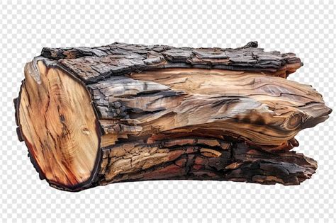 Premium PSD Log Wood Isolated On Transparent Background