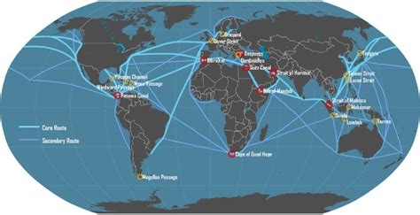 Ship Traffic Straits Of Malacca