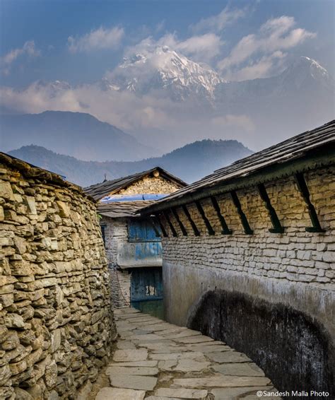 A Traditional Gurung Village Of Ghandruk Nepal R Pokhara