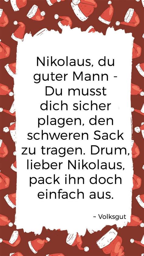 10 Einfache Nikolaussprüche Für Kinder Nikolaus Spruch Gedicht Weihnachten Nikolaus