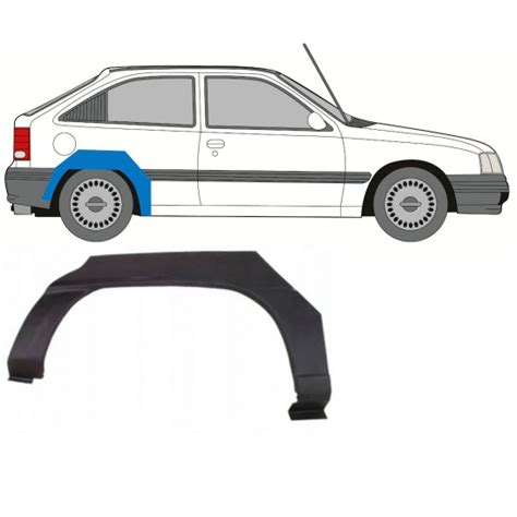 Opel Kadett T R Schweller Reparaturblech Rechts