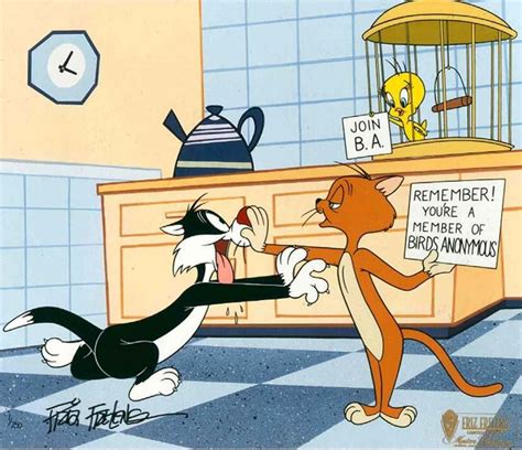 Birds Anonymous Looney Tunes Art By Friz Freleng Sylvester The Cat