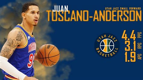 UTAH JAZZ Juan Toscano Anderson ᴴᴰ YouTube