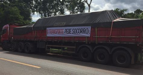 G Caminhoneiros Fazem Protesto Na Br No Sul Do Tocantins