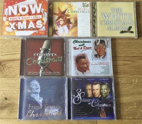 JOB LOT CHRISTMAS CDs Sinatra Nat King Cole Crooners NOW X 7 4 99