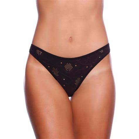 Calcinha Tanga Cavada Relevos Nayane Lingerie