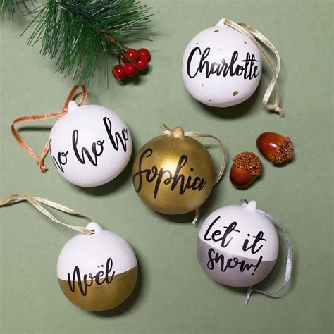 19 Christmas Handpainted Baubles For Your Christmas Tree