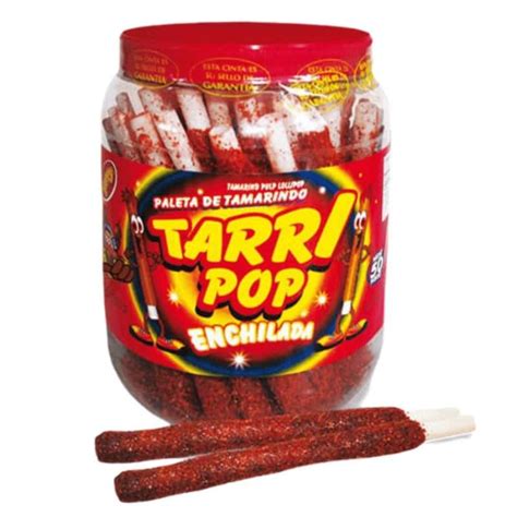 Paleta De Tamarindo Tarripop Enchilada 50 Uds GuateSelectos Guatemala